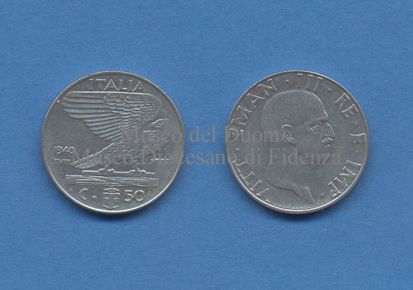 La moneta italiana da 50 centesimi